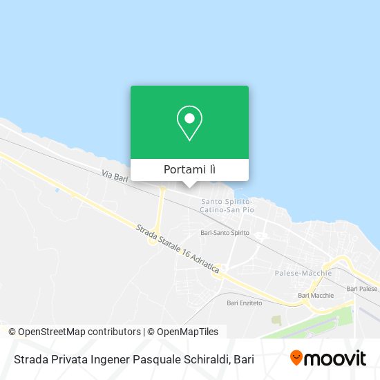Mappa Strada Privata Ingener Pasquale Schiraldi