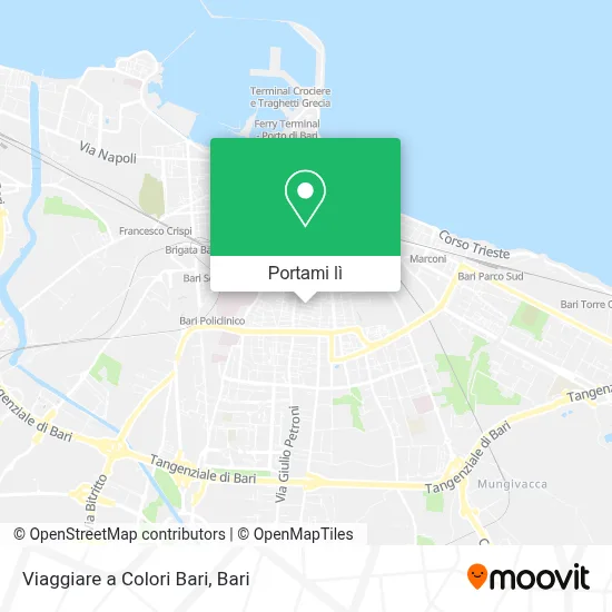 Mappa Viaggiare a Colori Bari