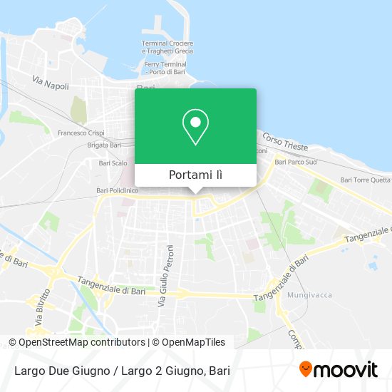 Mappa Largo Due Giugno / Largo 2 Giugno