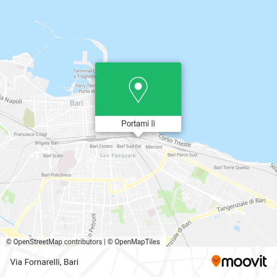 Mappa Via Fornarelli