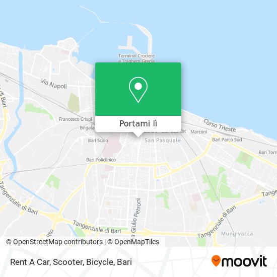 Mappa Rent A Car, Scooter, Bicycle