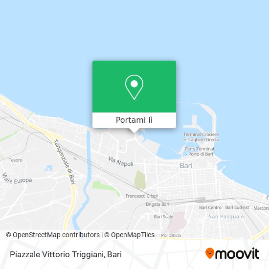 Mappa Piazzale Vittorio Triggiani