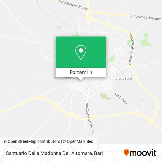 Mappa Santuario Della Madonna Dell'Altomare