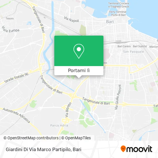 Mappa Giardini Di Via Marco Partipilo