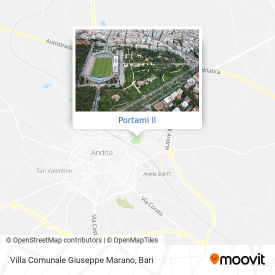 Mappa Villa Comunale Giuseppe Marano