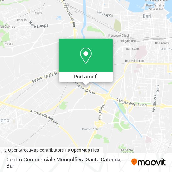 Mappa Centro Commerciale Mongolfiera Santa Caterina