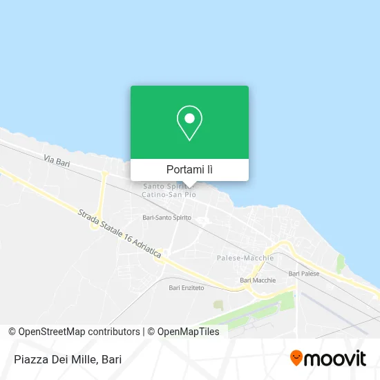 Mappa Piazza Dei Mille