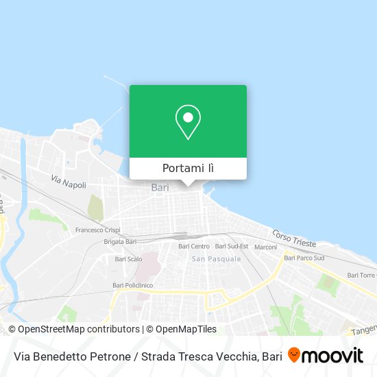Mappa Via Benedetto Petrone / Strada Tresca Vecchia
