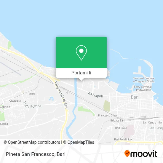 Mappa Pineta San Francesco