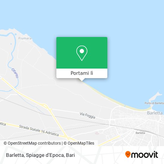 Mappa Barletta, Spiagge d'Epoca