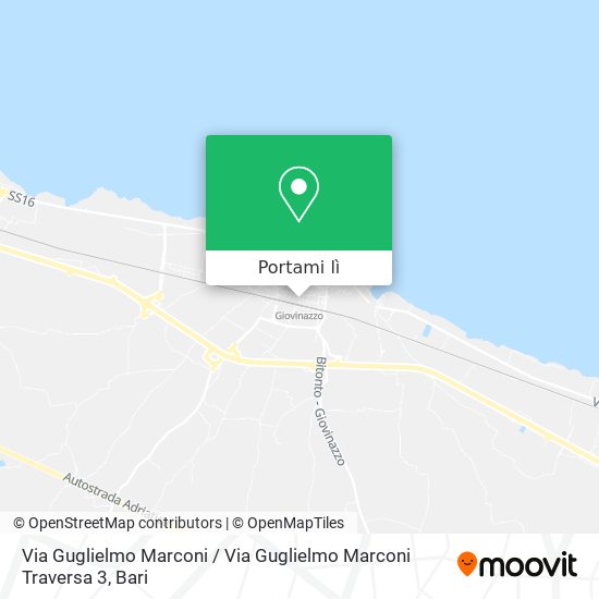 Mappa Via Guglielmo Marconi / Via Guglielmo Marconi Traversa 3