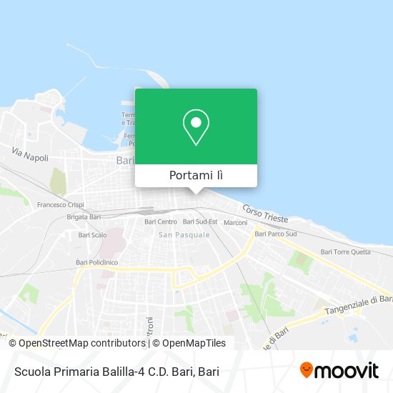 Mappa Scuola Primaria Balilla-4 C.D. Bari