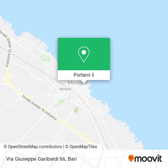 Mappa Via Giuseppe Garibaldi  66