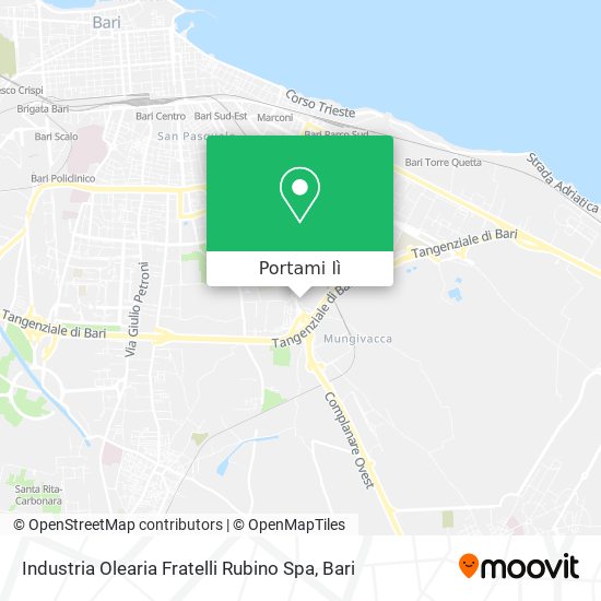 Mappa Industria Olearia Fratelli Rubino Spa