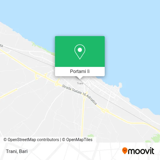 Mappa Trani