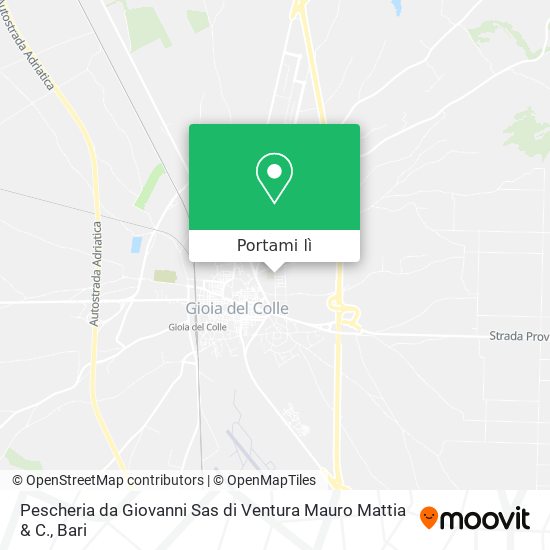 Mappa Pescheria da Giovanni Sas di Ventura Mauro Mattia & C.