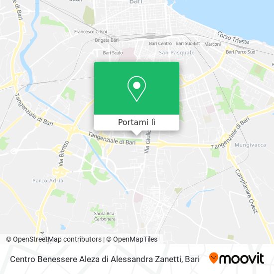 Mappa Centro Benessere Aleza di Alessandra Zanetti