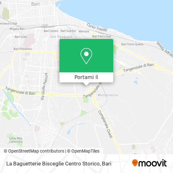 Mappa La Baguetterie Bisceglie Centro Storico