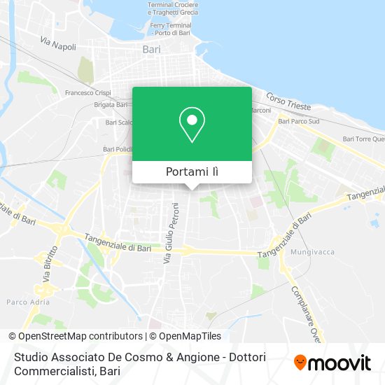 Mappa Studio Associato De Cosmo & Angione - Dottori Commercialisti