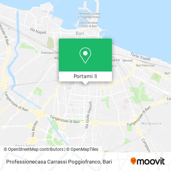 Mappa Professionecasa Carrassi Poggiofranco