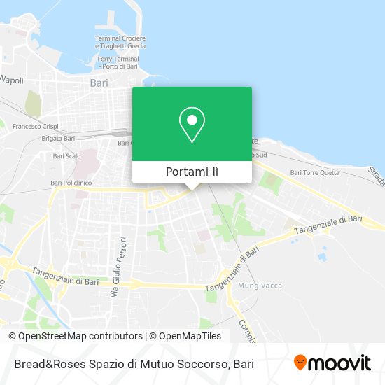 Mappa Bread&Roses Spazio di Mutuo Soccorso