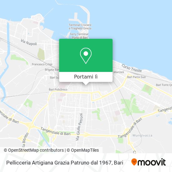 Mappa Pellicceria Artigiana Grazia Patruno dal 1967