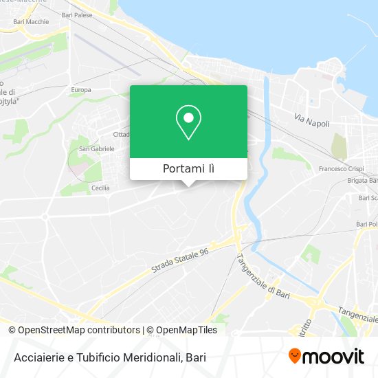 Mappa Acciaierie e Tubificio Meridionali