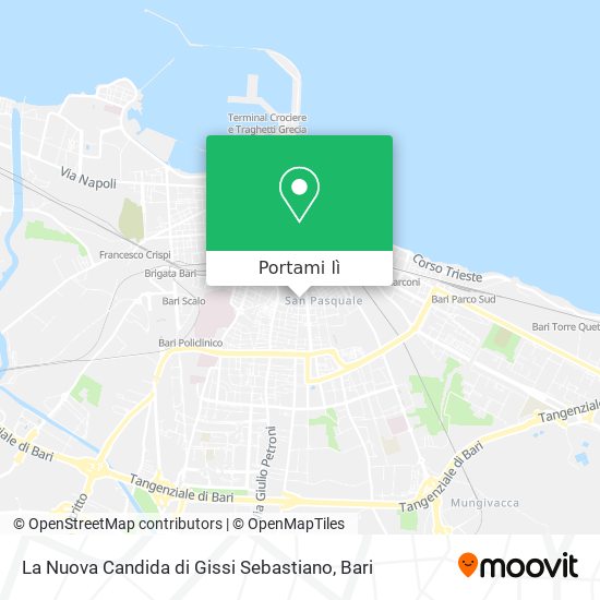 Mappa La Nuova Candida di Gissi Sebastiano