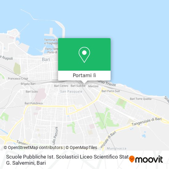 Mappa Scuole Pubbliche Ist. Scolastici Liceo Scientifico Stat G. Salvemini