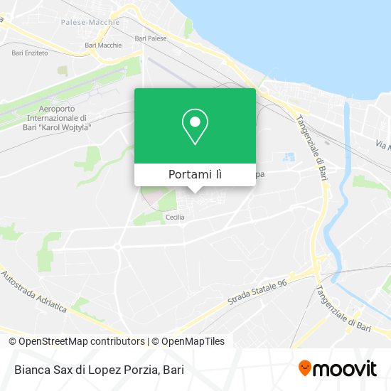 Mappa Bianca Sax di Lopez Porzia
