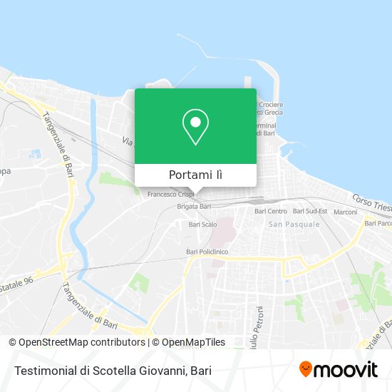 Mappa Testimonial di Scotella Giovanni