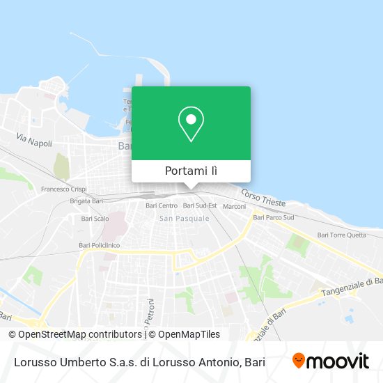 Mappa Lorusso Umberto S.a.s. di Lorusso Antonio