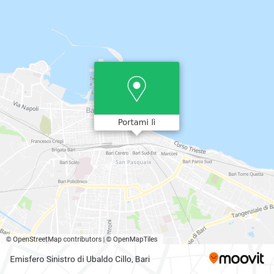 Mappa Emisfero Sinistro di Ubaldo Cillo
