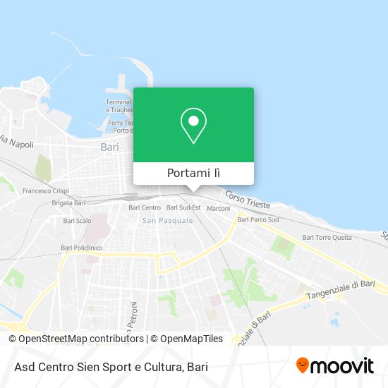 Mappa Asd Centro Sien Sport e Cultura