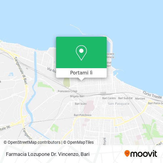Mappa Farmacia Lozupone Dr. Vincenzo