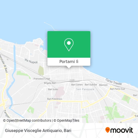 Mappa Giuseppe Visceglie Antiquario