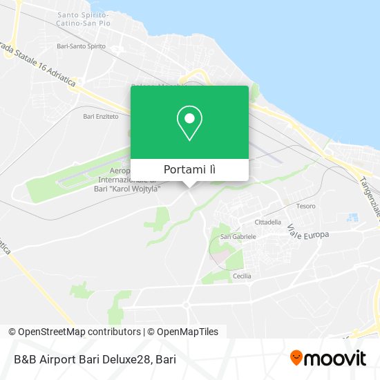 Mappa B&B Airport Bari Deluxe28