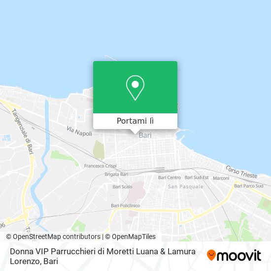 Mappa Donna VIP Parrucchieri di Moretti Luana & Lamura Lorenzo