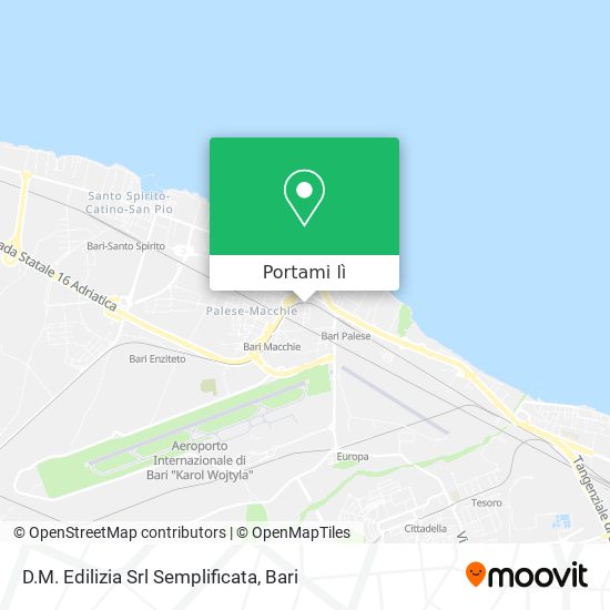 Mappa D.M. Edilizia Srl Semplificata