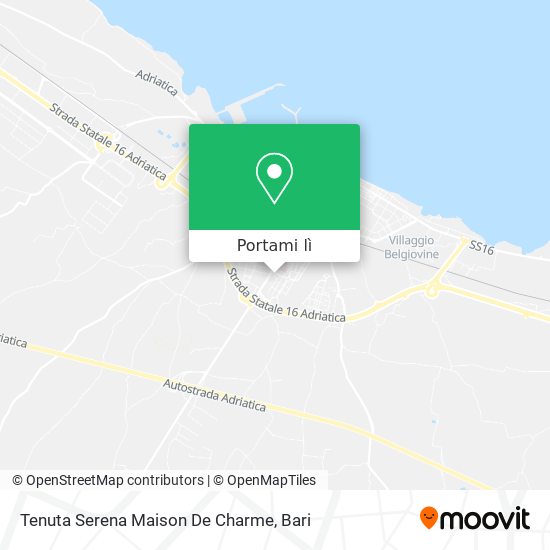 Mappa Tenuta Serena Maison De Charme