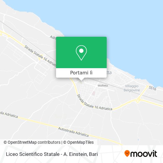 Mappa Liceo Scientifico Statale - A. Einstein