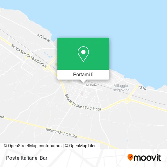 Mappa Poste Italiane