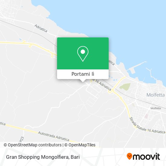Mappa Gran Shopping Mongolfiera