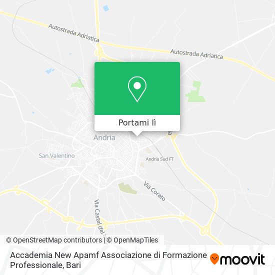 Mappa Accademia New Apamf Associazione di Formazione Professionale