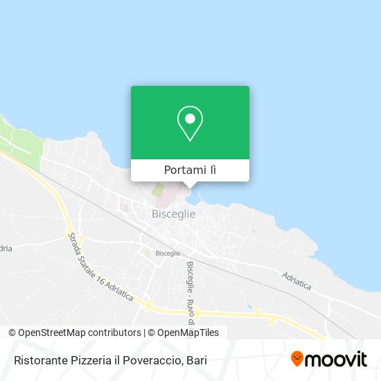 Mappa Ristorante Pizzeria il Poveraccio