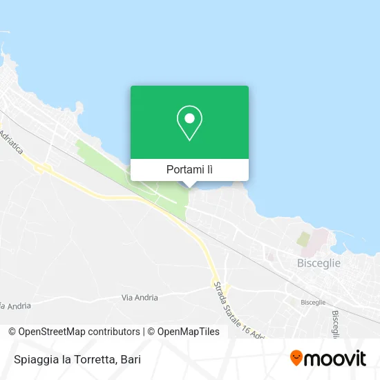 Mappa Spiaggia la Torretta