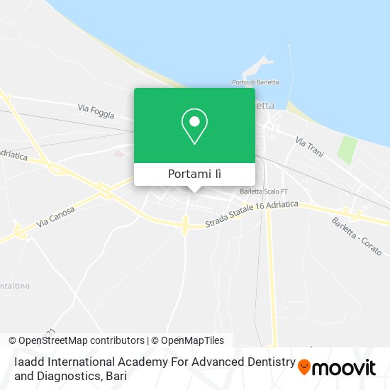 Mappa Iaadd International Academy For Advanced Dentistry and Diagnostics