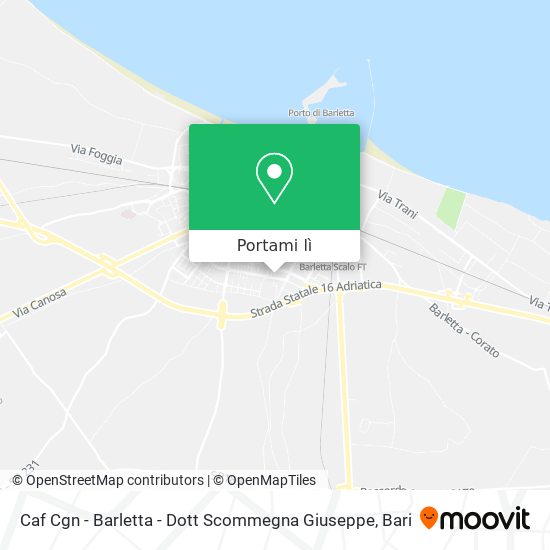 Mappa Caf Cgn - Barletta - Dott Scommegna Giuseppe
