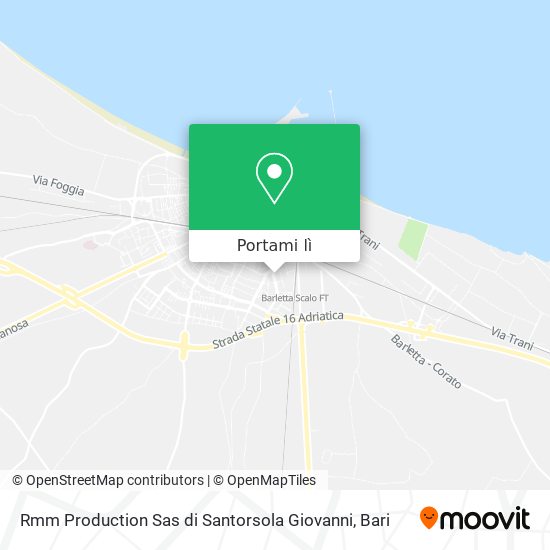 Mappa Rmm Production Sas di Santorsola Giovanni