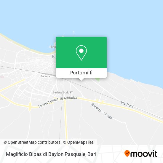 Mappa Maglificio Bipas di Baylon Pasquale